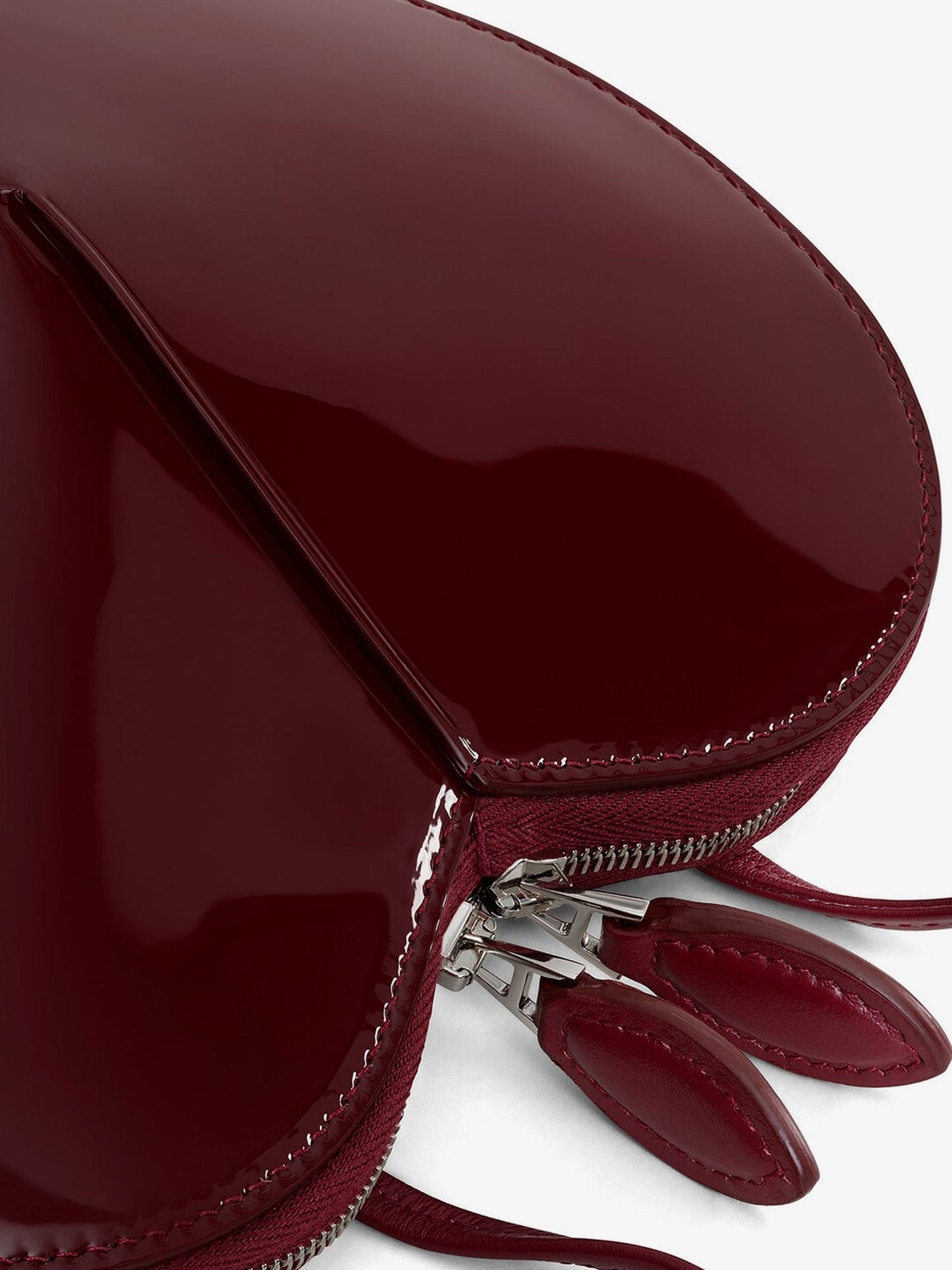 Alaia Le Coeur Patent Leather Crossbody Bag
