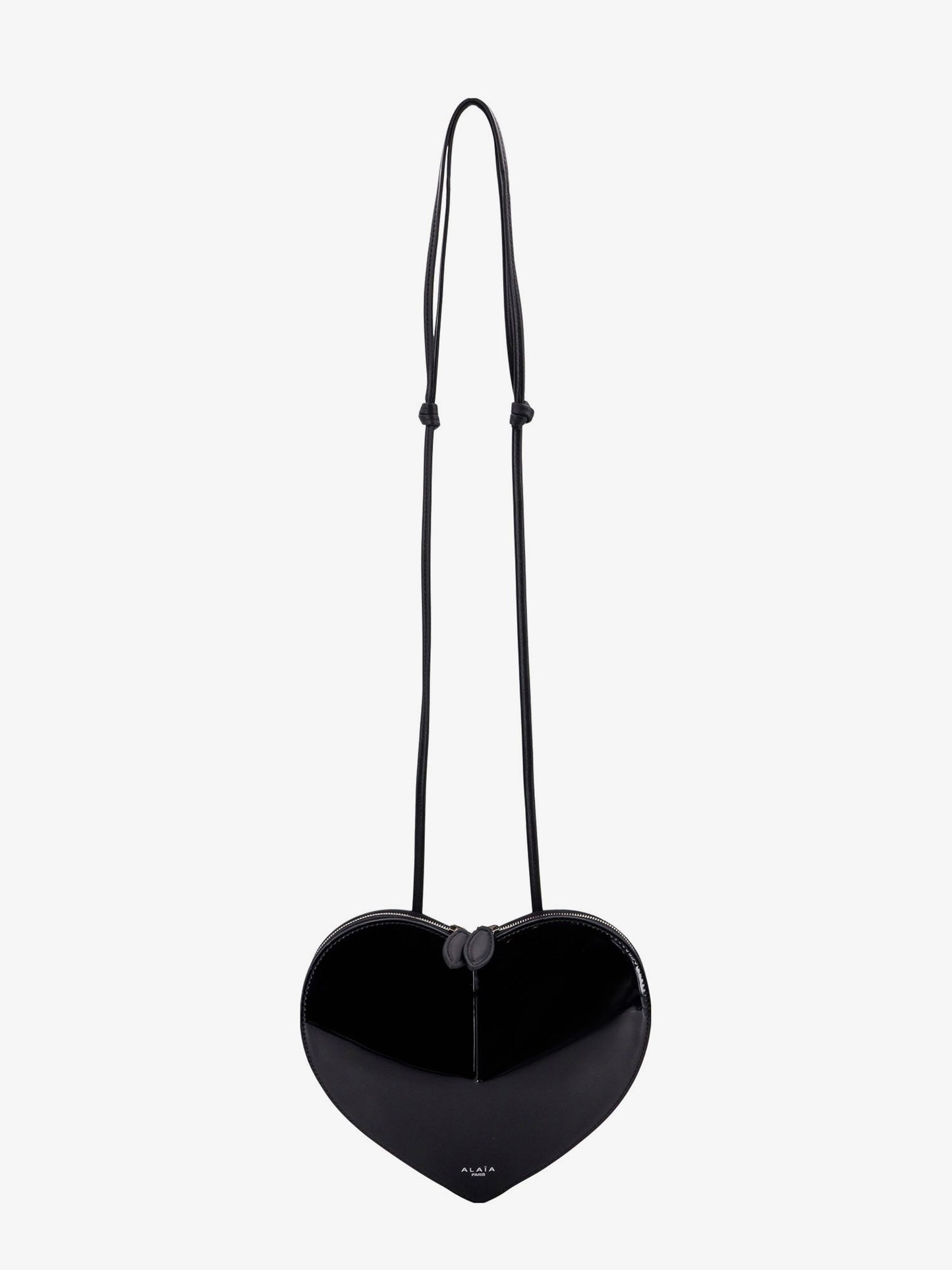 Alaia Le Coeur Patent Leather Crossbody Bag