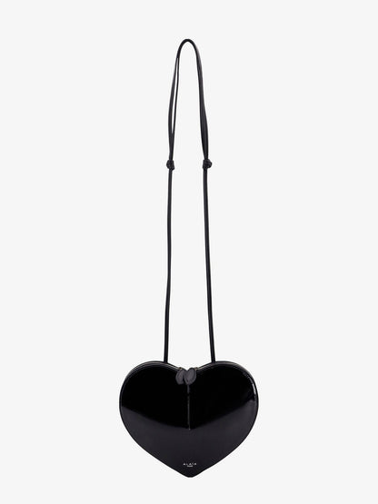 Alaia Le Coeur Patent Leather Crossbody Bag