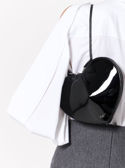 Alaia Le Coeur Patent Leather Crossbody Bag