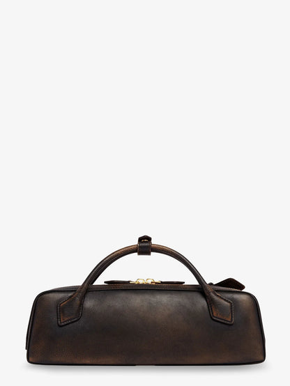 Alaia Teckel Used Effect Leather Handbag