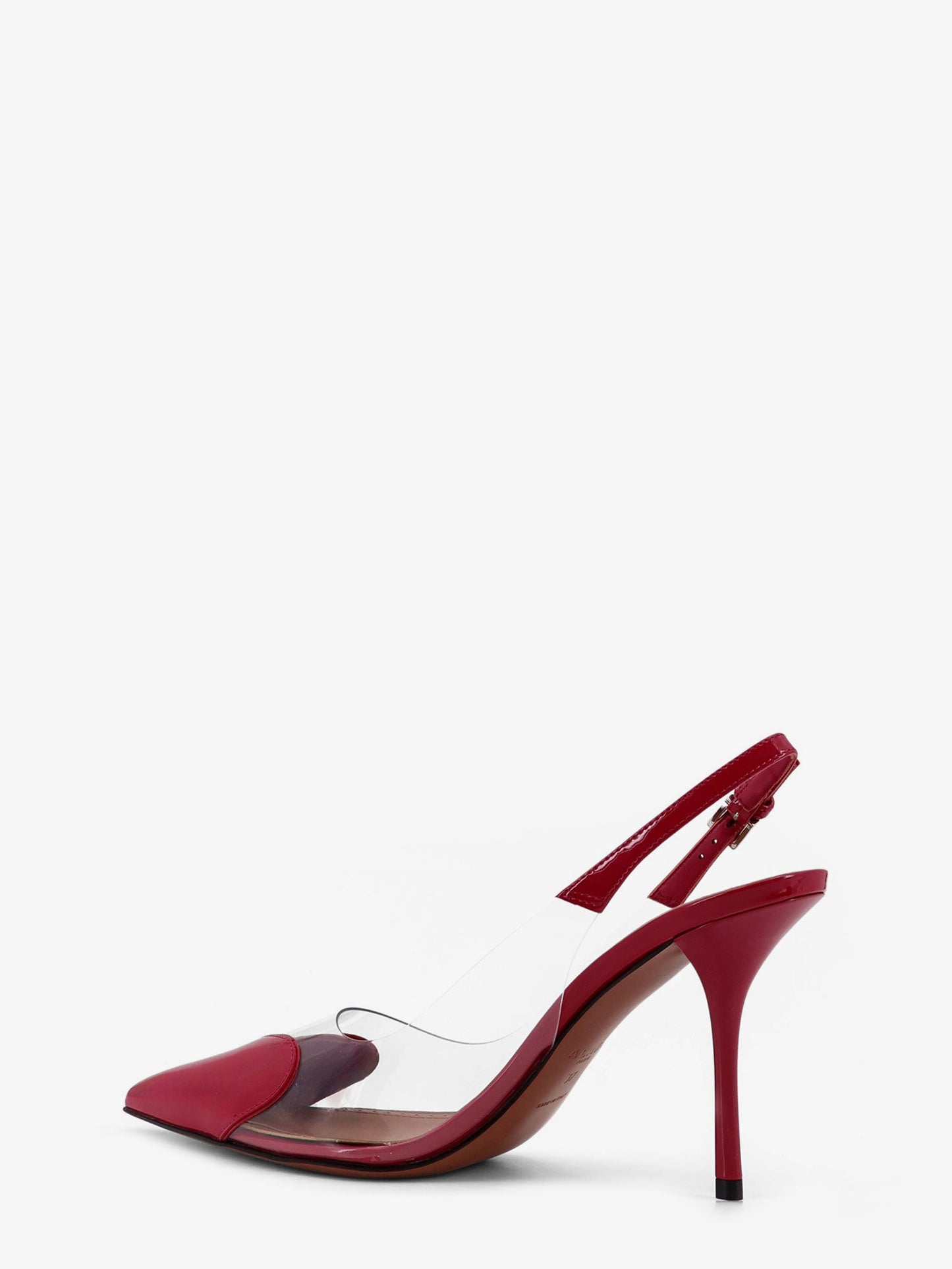 Alaia Leather And Pvc Slingbacks 90
