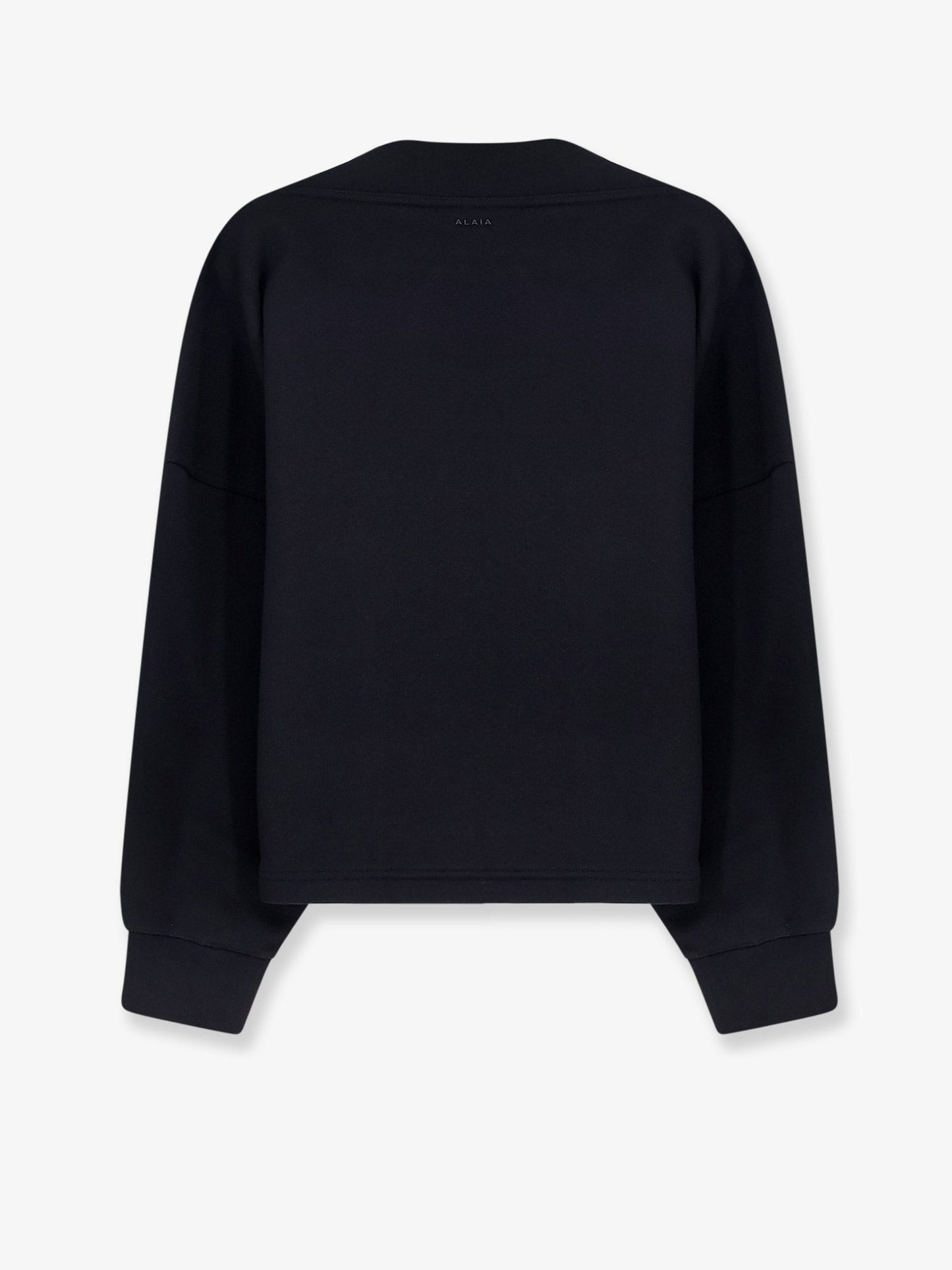 Alaia Boatneck Cotton Sweatshirt