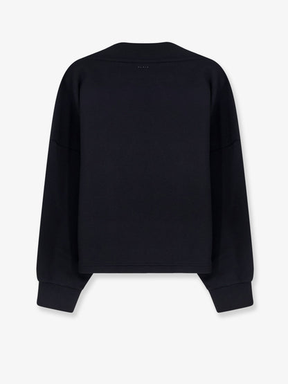 Alaia Boatneck Cotton Sweatshirt