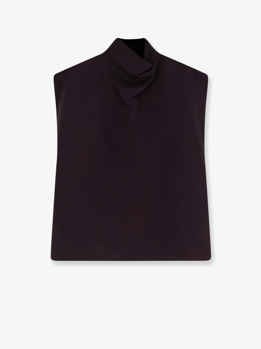 Alaia Paper And Viscose Top