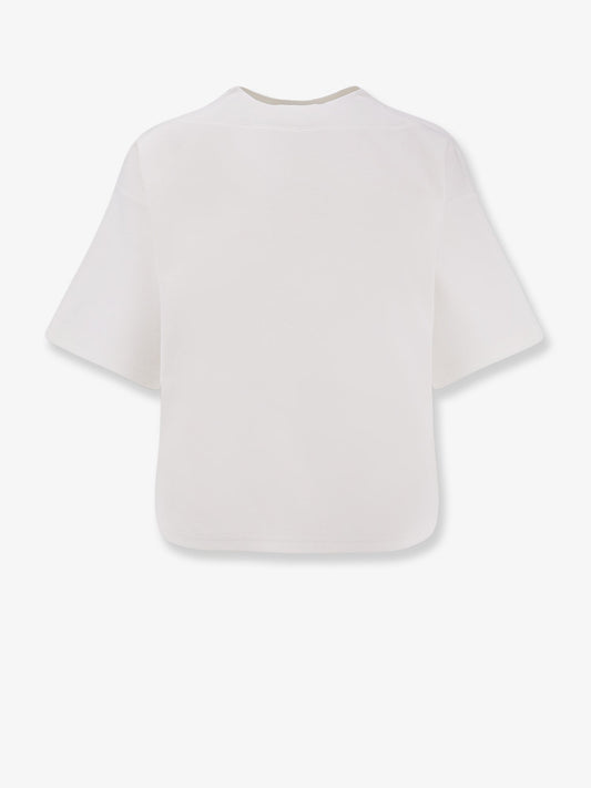 Alaia Boxy Cotton Blend T Shirt