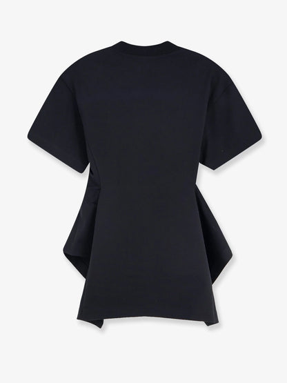 Alaia Paneled Cotton T Shirt