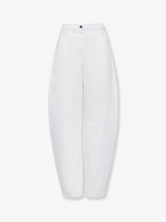 Alaia Curved Denim Trousers