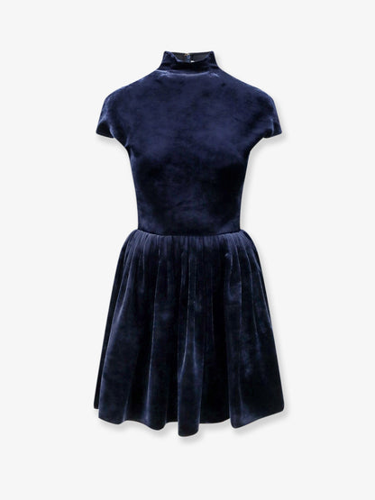 Alaia Short velvet dress - Minuit