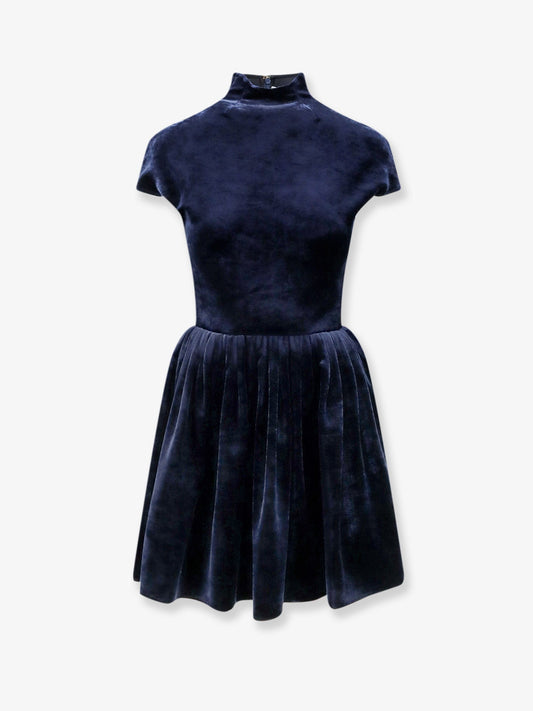 Alaia Short velvet dress - Minuit