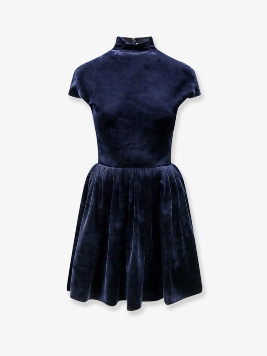 Alaia Short Velvet Dress
