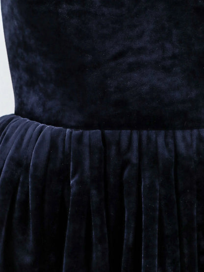 ALAÏA - Short velvet dress
