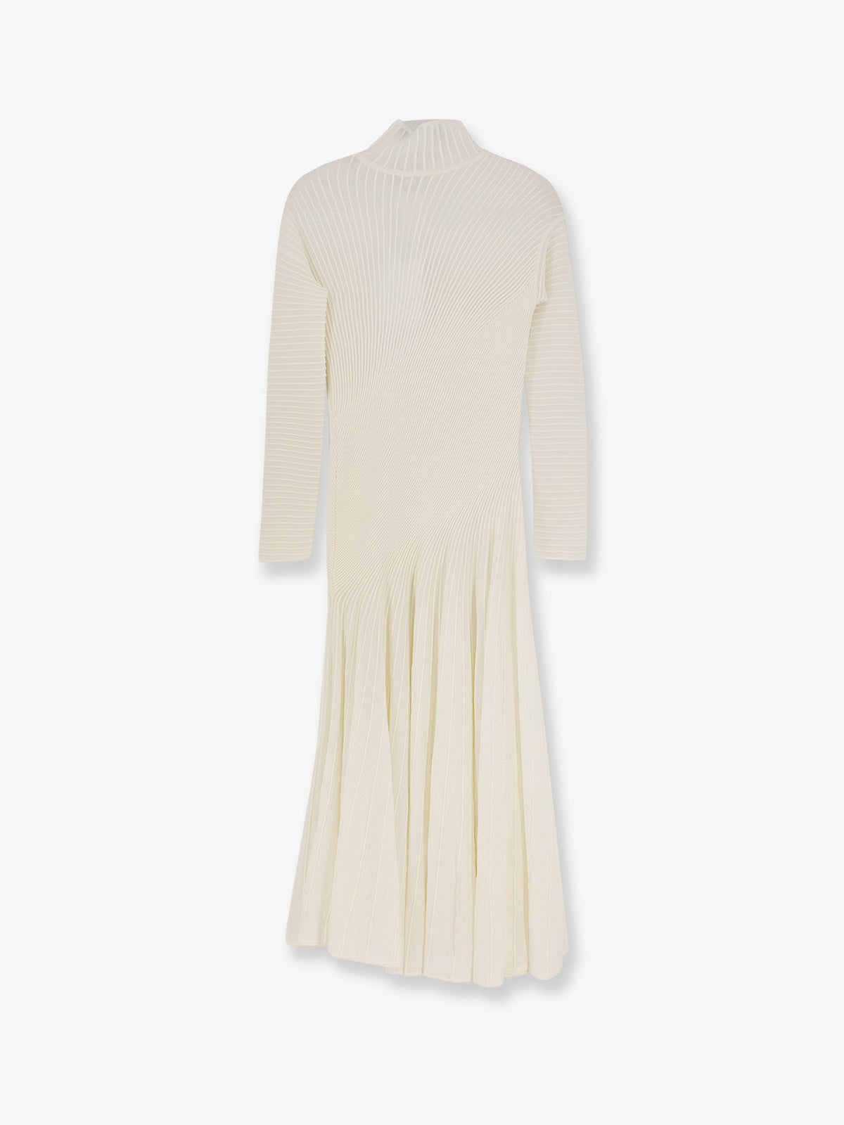 Alaia Long wool dress - Blanc