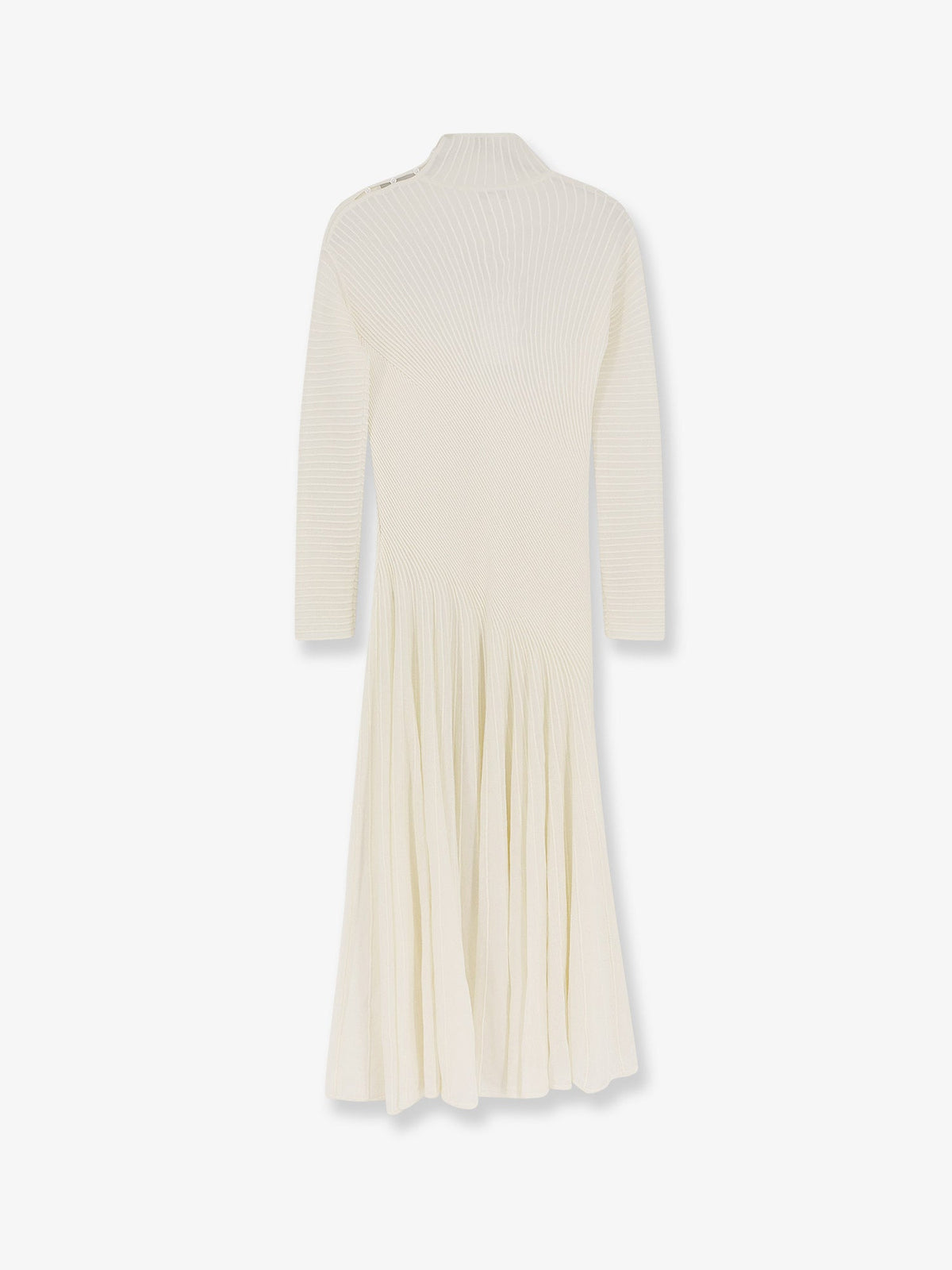 Alaia Long wool dress - Blanc
