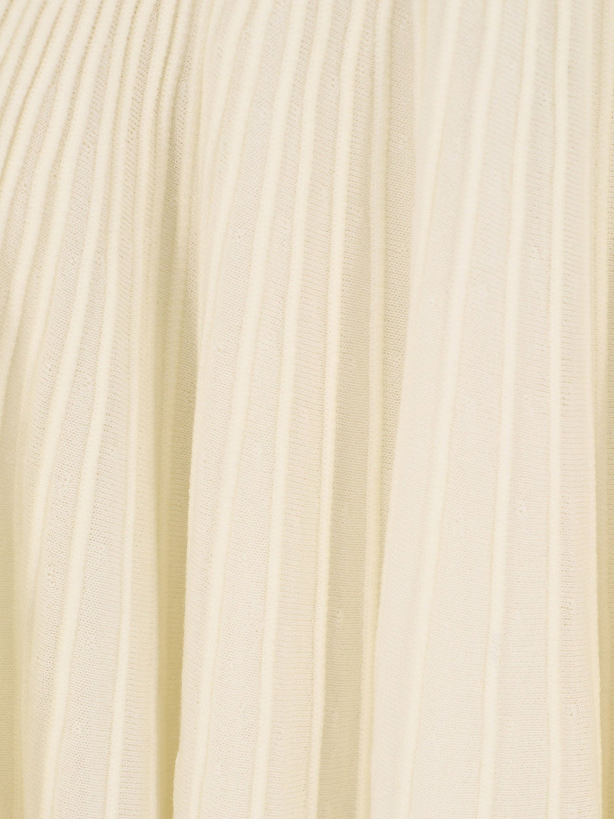 Alaia Long wool dress - Blanc