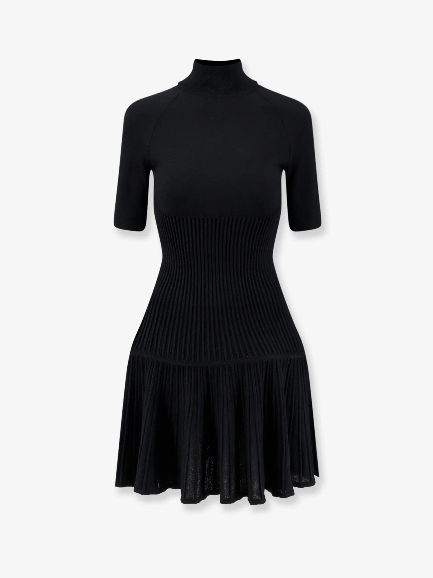 ALAÏA - Crinoline wool blend short dress