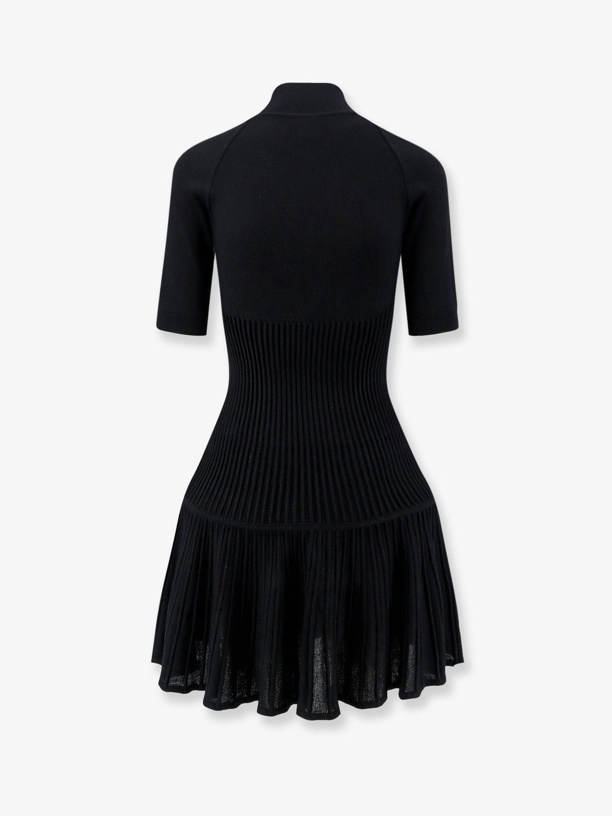 Alaia Crinoline wool blend short dress - Noir Alaia