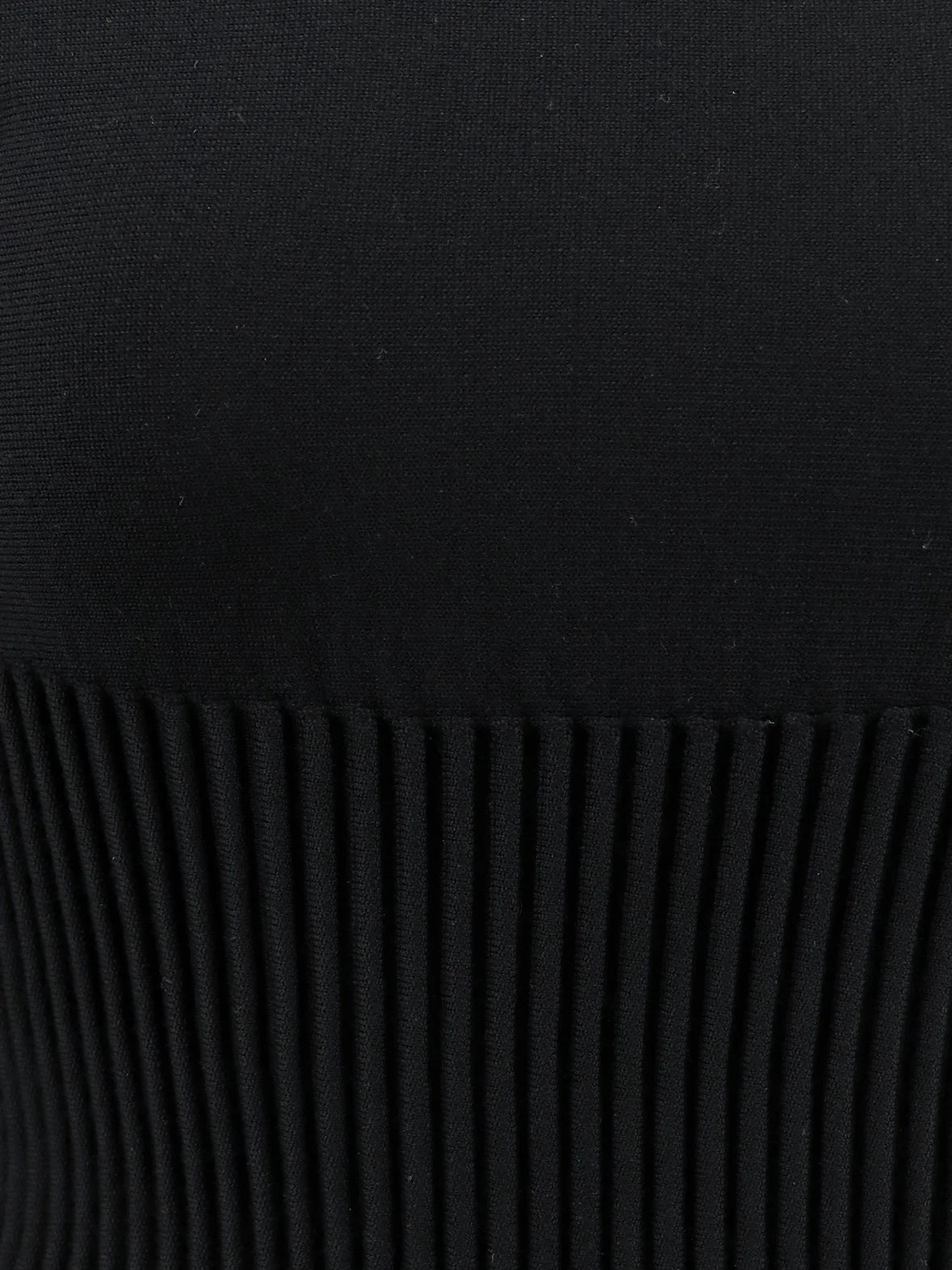 ALAÏA - Crinoline wool blend short dress