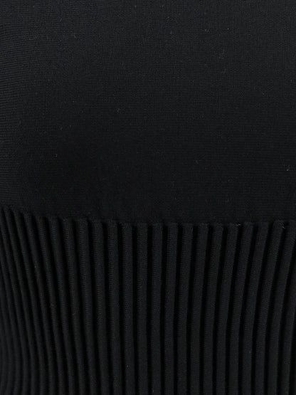 ALAÏA - Crinoline wool blend short dress