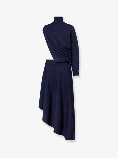 Alaia Cut Out Virgin Wool Dress