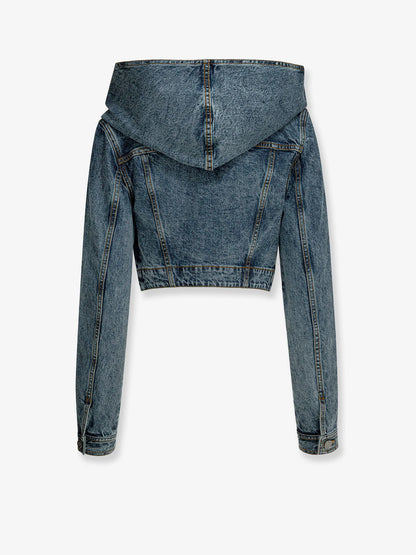 Alaia Hooded Denim Jacket