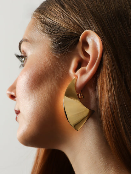 Alaia Brass earrings - Or
