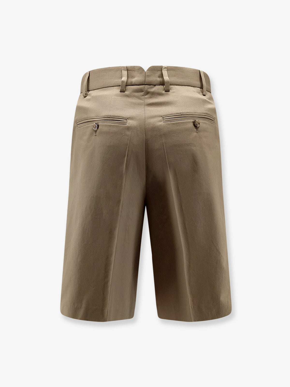 Ami Paris Virgin wool shorts - Beige Taupe