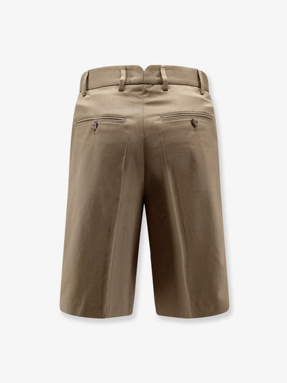 Ami Paris Virgin wool shorts - Beige Taupe
