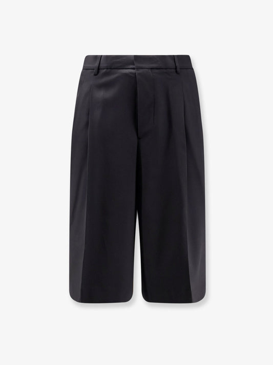 Ami Paris Virgin wool shorts - Noir