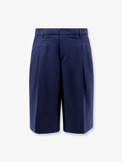 Ami Paris Virgin wool shorts - Encre