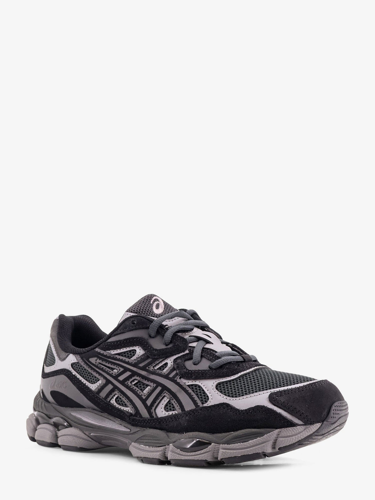 Asics Gel-Nyc mesh sneakers with suede inserts - Graphite Grey/Black