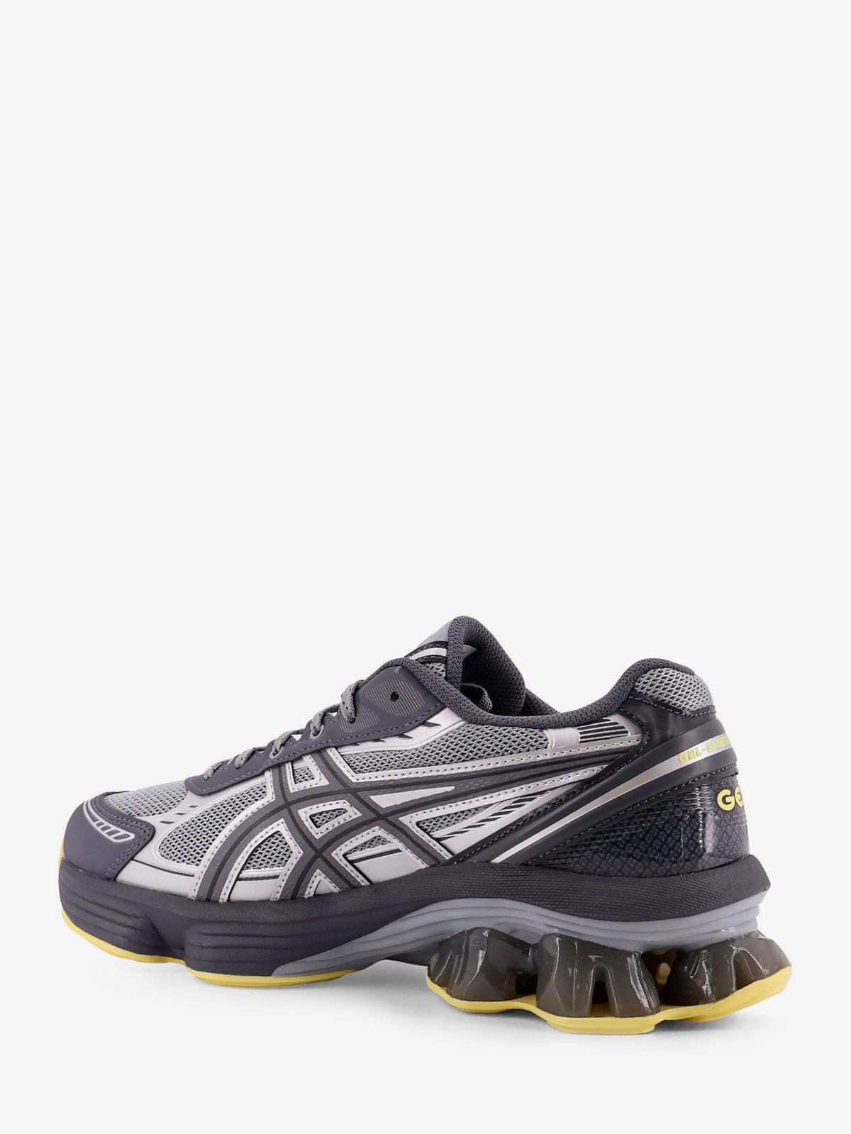 Asics Gel-Kinetic mesh sneakers with contrasting inserts - Fluente Gravel/Carbon