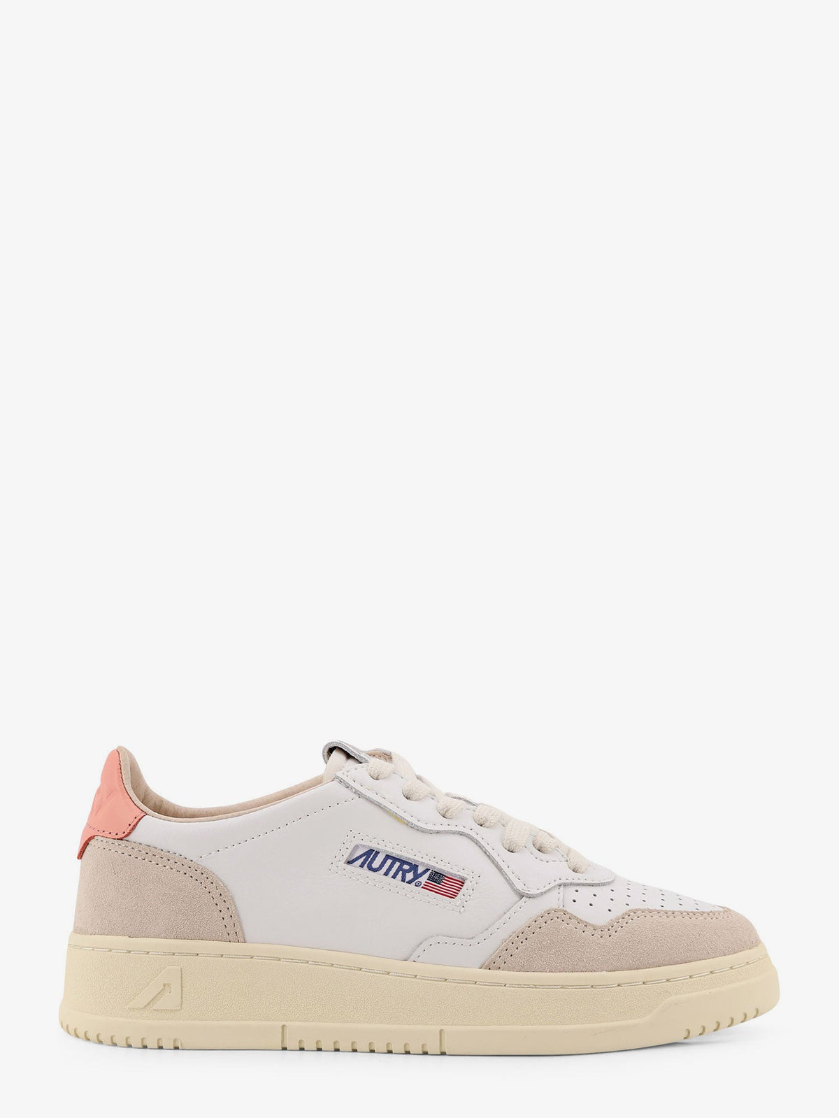 Autry Medalist leather sneakers - Bianco Pesca