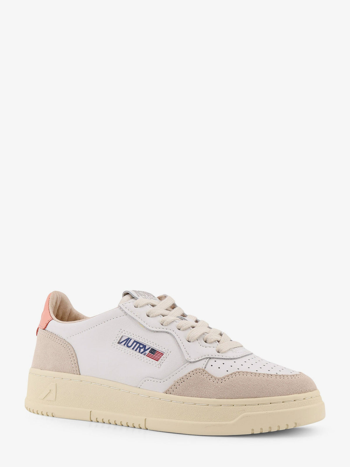 Autry Medalist leather sneakers - Bianco Pesca
