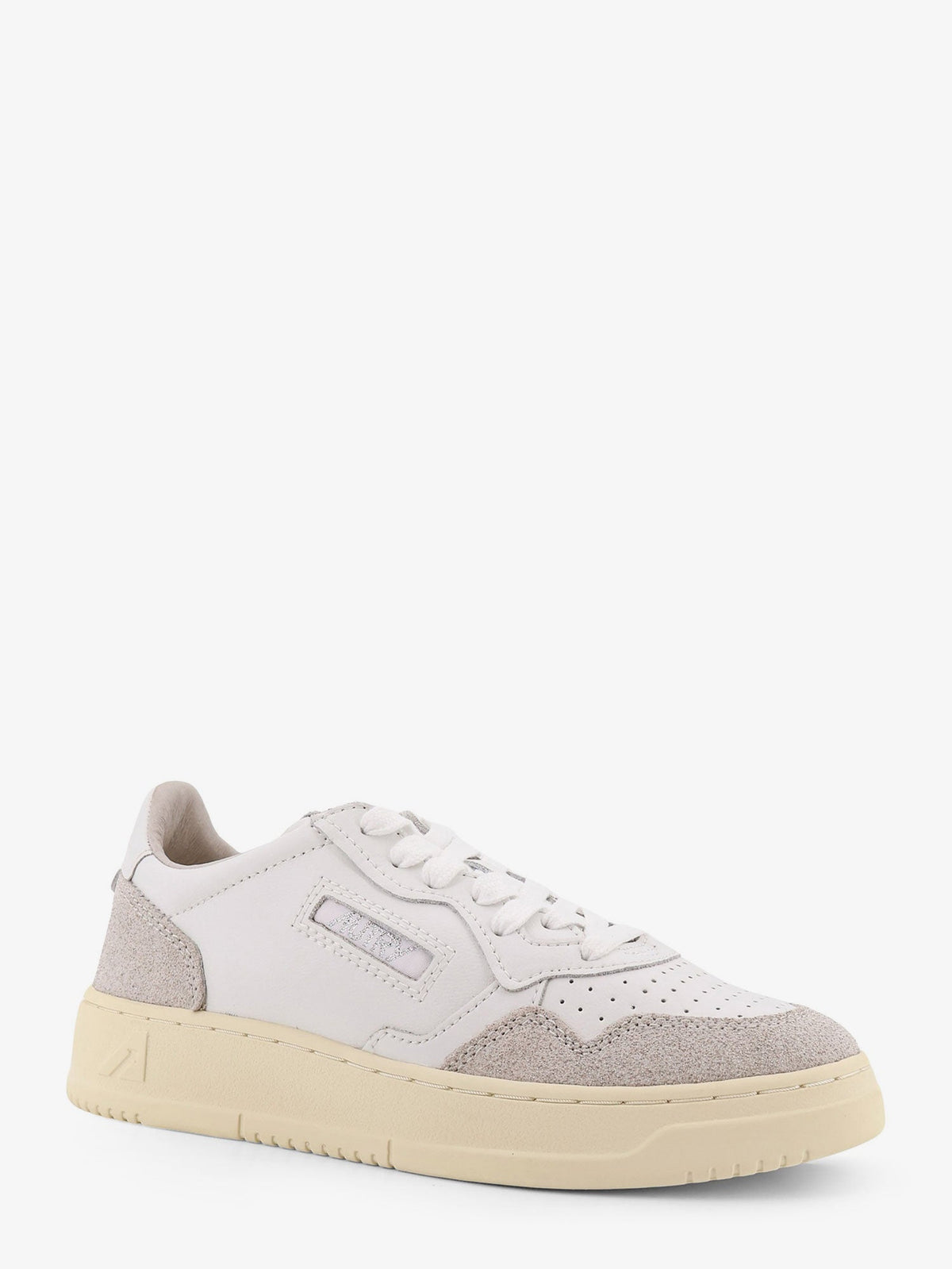 Autry Medalist Low leather sneakers - Bianco Grigio