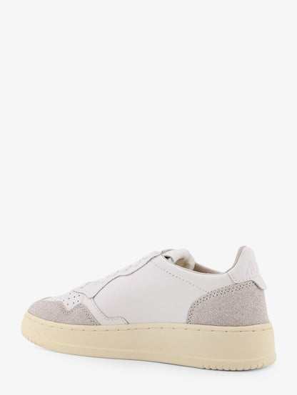 Autry Medalist Low leather sneakers - Bianco Grigio