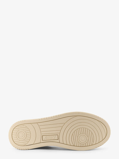 Autry Medalist Low leather sneakers - Bianco Grigio