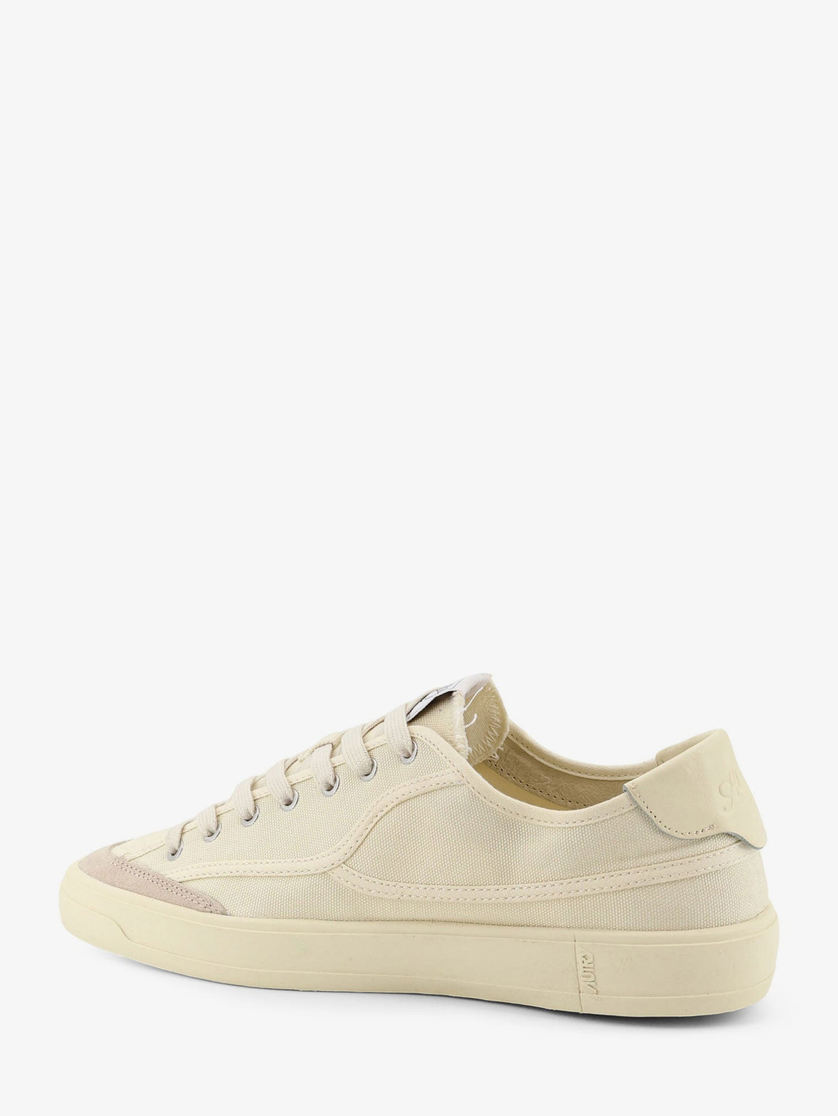 Autry Windscape canvas sneakers with side logo label - Cream