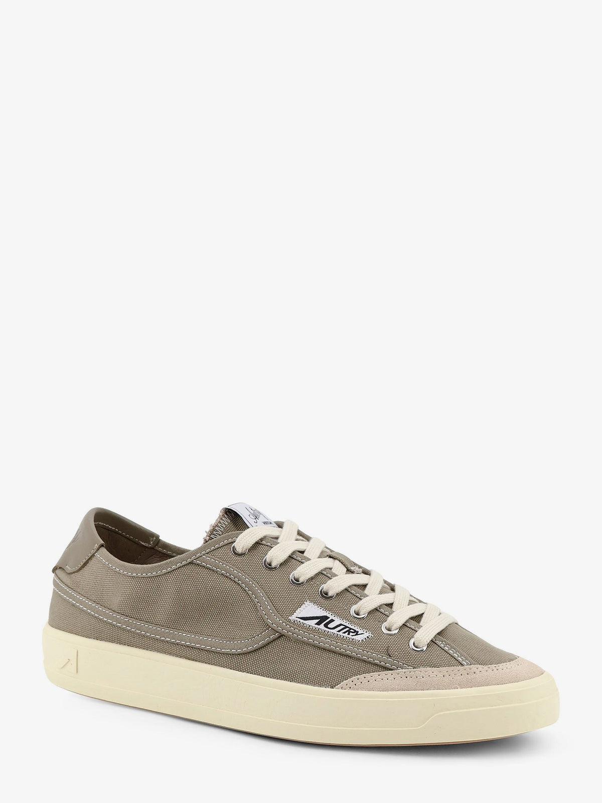 Autry Windscape canvas sneakers with side logo label - Military