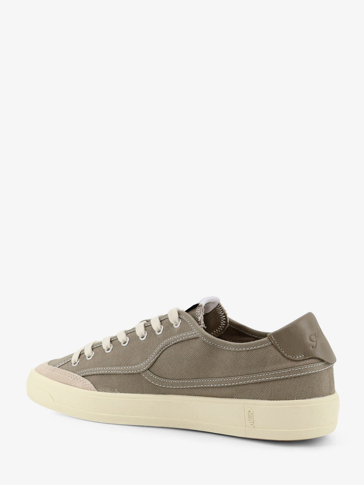 Autry Windscape canvas sneakers with side logo label - Military