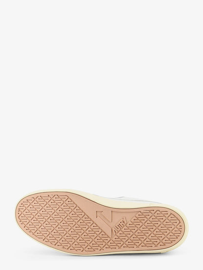 Autry Windscape leather sneakers with suede insert - Whiteblack