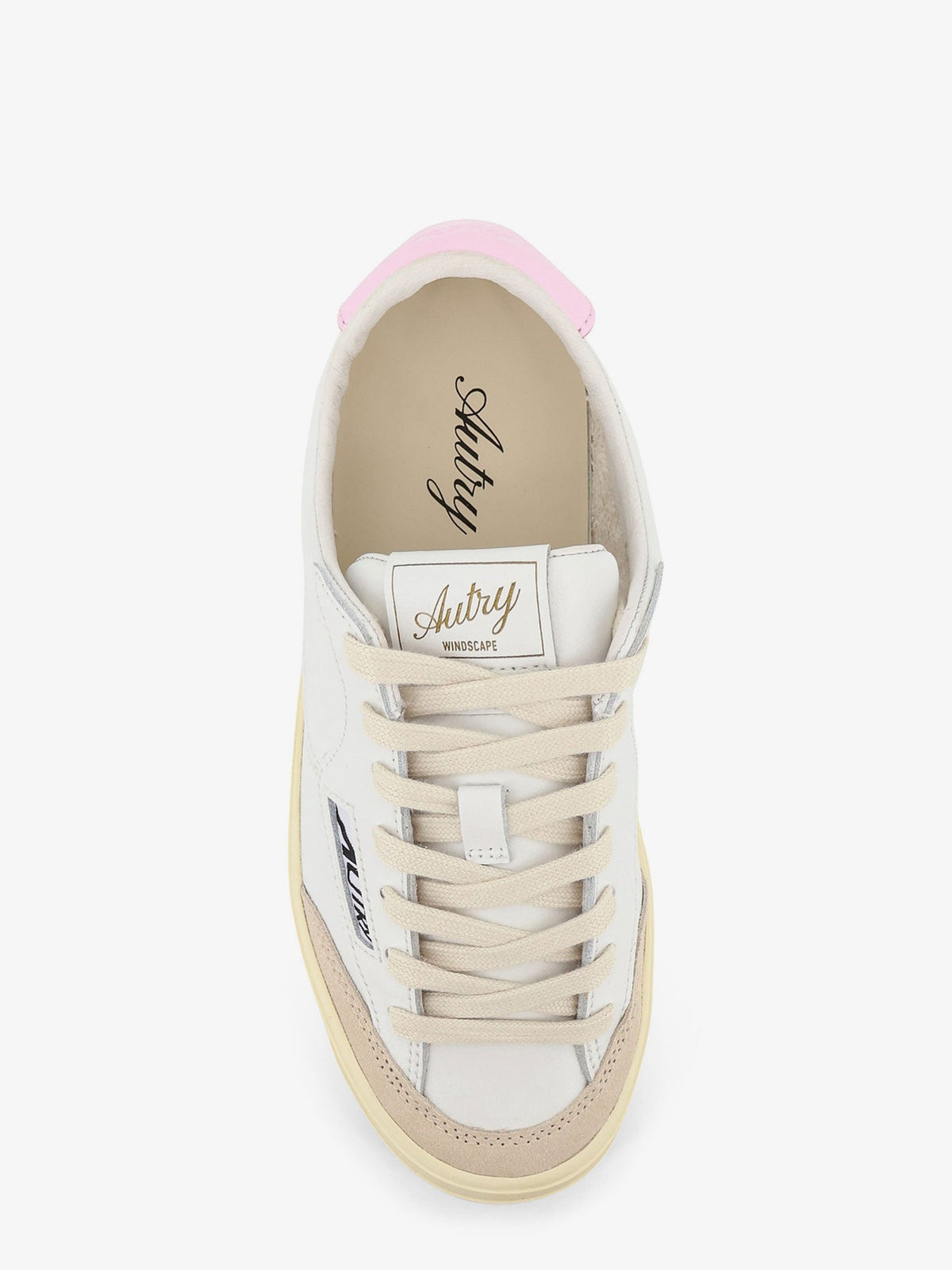 Autry Windscape leather sneakers with suede insert - Whitefairytale