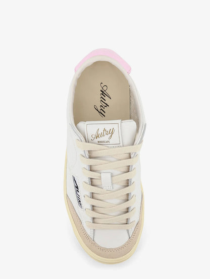 Autry Windscape Leather Sneakers With Suede Insert