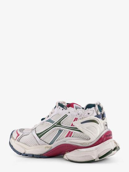 Balenciaga Runner low-top mesh sneakers - Wht/Dk Green/Blu/Pnk