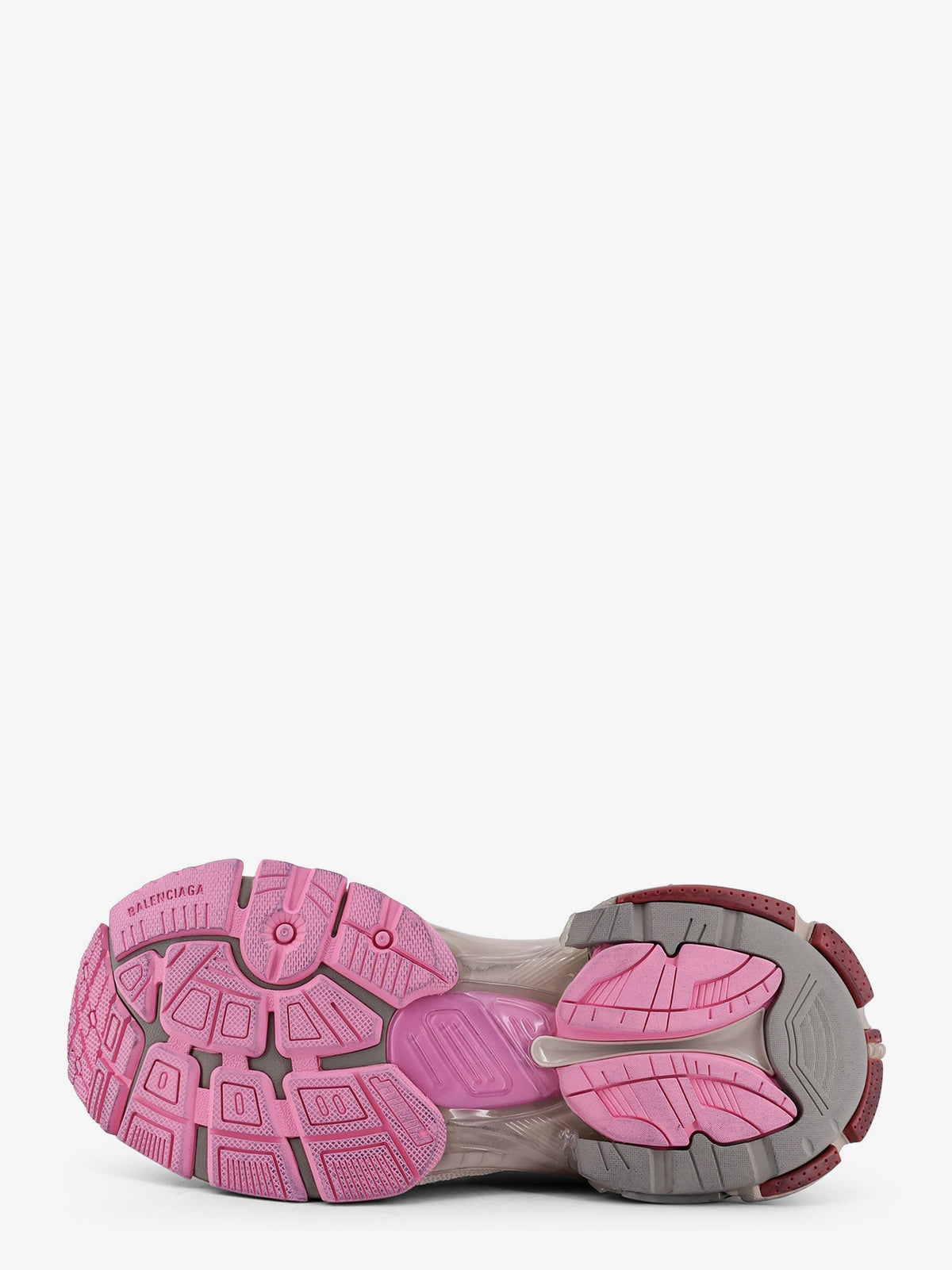 Balenciaga Runner 2 nylon low-top sneakers with leather inserts - Beige/Gry/F Yel/Pink