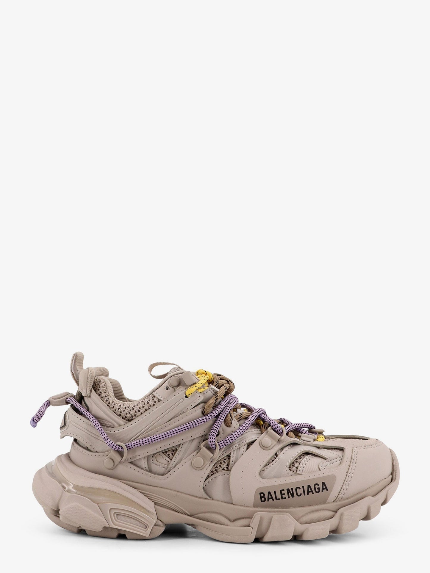 Balenciaga Track Mesh Sneakers With Colored Laces Detail
