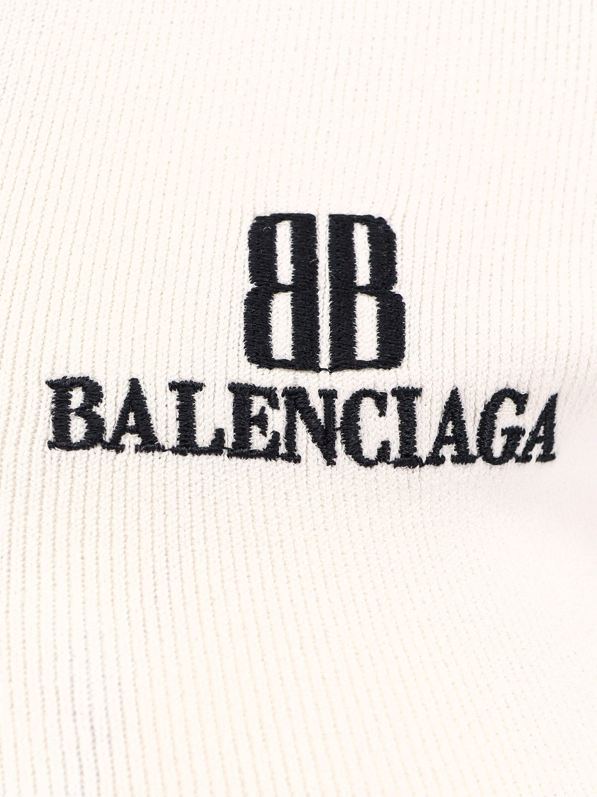 Balenciaga Viscose blend sweater - Bianco Nero