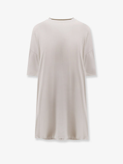 Balenciaga Cotton jersey Semi fitted short dress - Dirty White