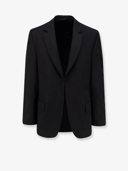 Balenciaga Wool blazer with modal insert - Black