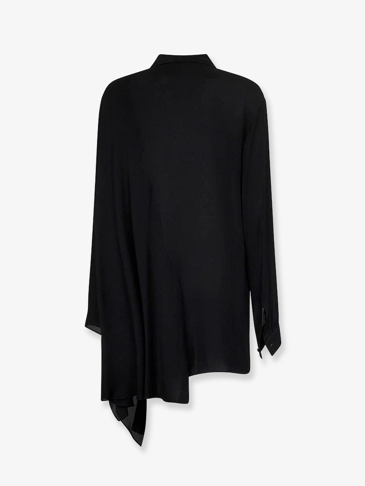 Balenciaga Silk shirt with bow - Nero